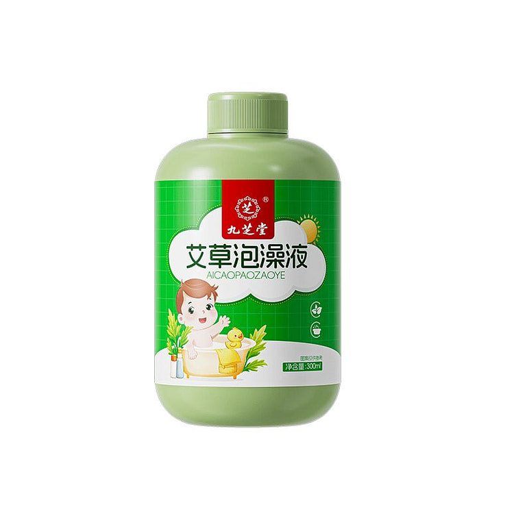九芝堂 艾草泡澡液 泡浴包草本浓缩液300ml 1 瓶