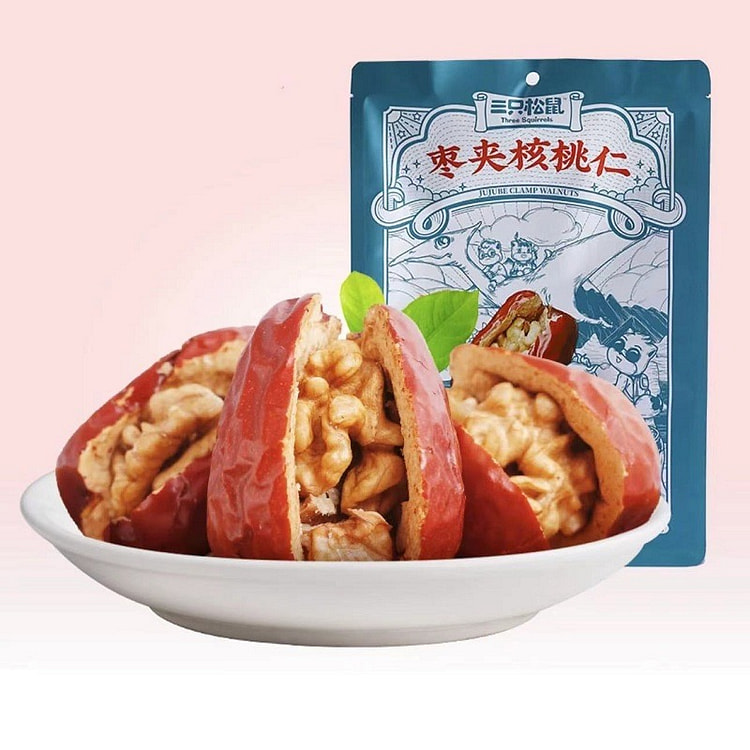 【三只松鼠】枣夹核桃仁 1袋