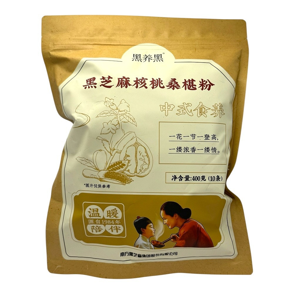 黑芝麻核桃桑葚粉400克(40g*10袋) 美国- Weee!