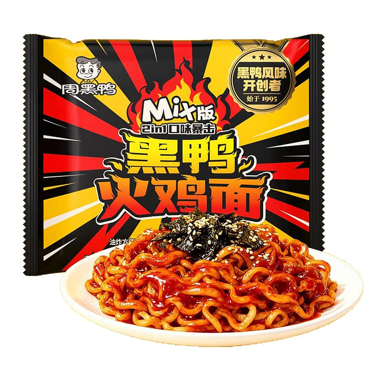 Zhou Hei Ya Noodles Spicy Turkey – 141g x 1 Bag 1 box