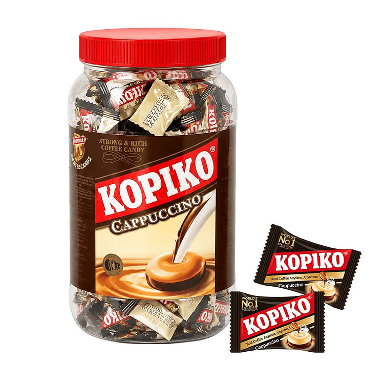 Kopiko Cappuccino Candy Jar 28.2 oz