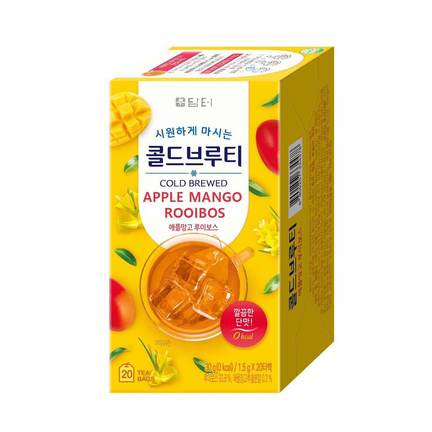Damtuh Cold Brewed Apple Mango 30g Tea Bags 20 count