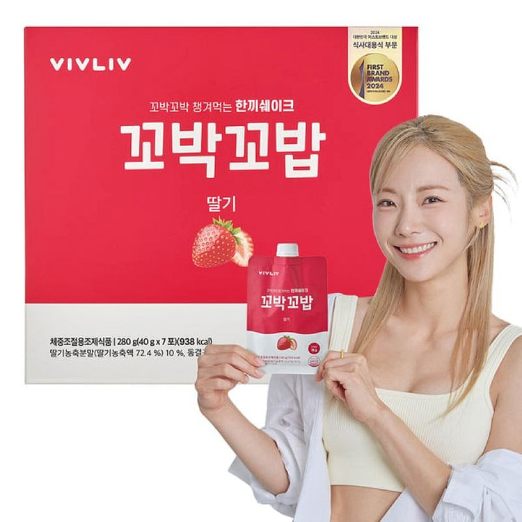 Kkobak Kkobap Protein Shake Original Strawberry 40 g