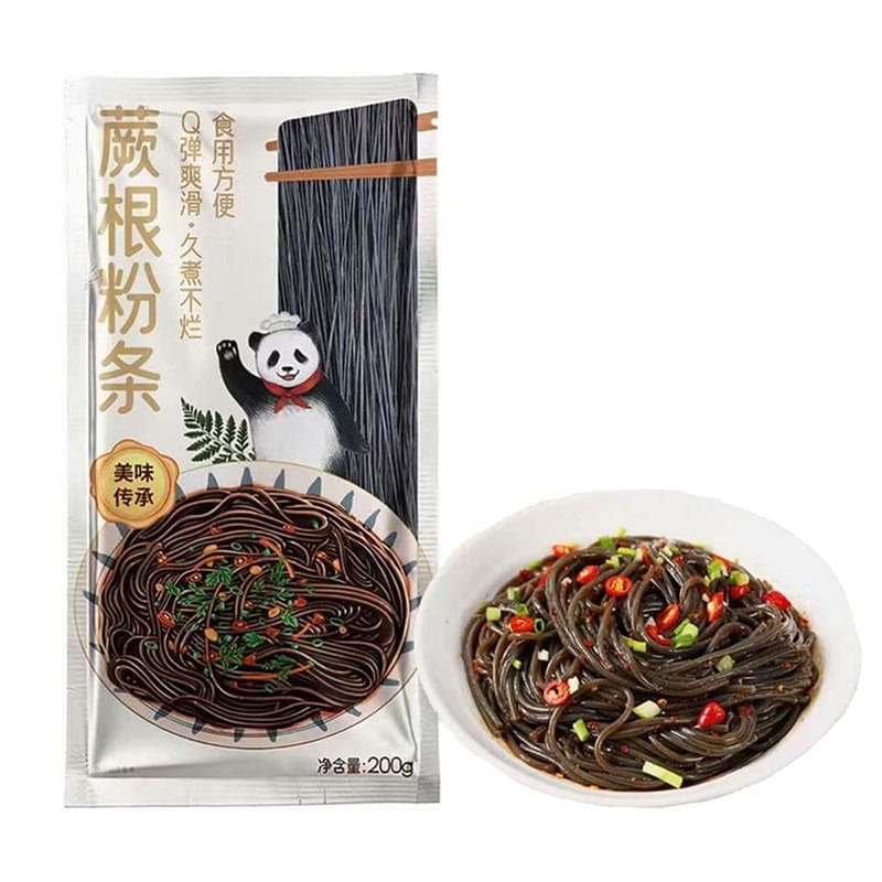 Fern root noodles, sour and spicy noodles, wild co 200 g