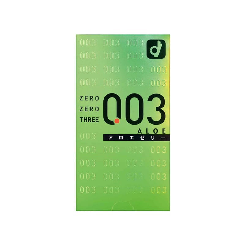 Okamoto 003 Aloe Vera Ultra Thin Condoms 10pcs 1 each