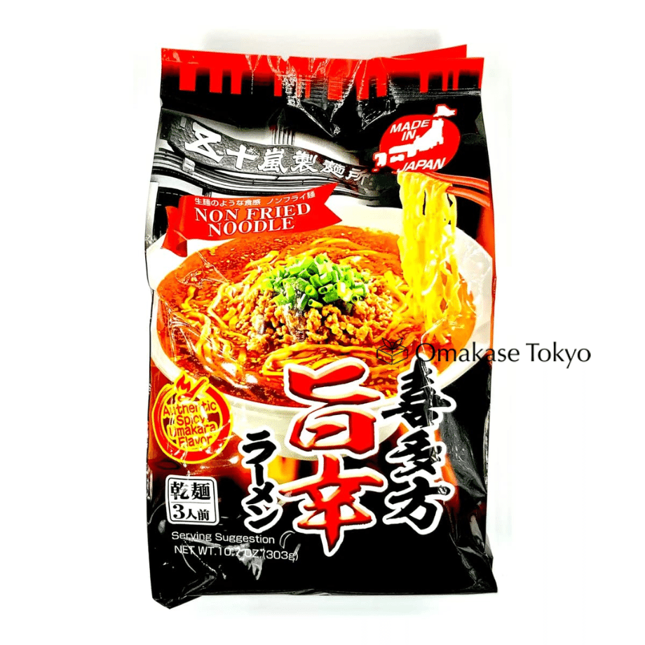 VEGAN RAMEN Kitakata Spicy Umakara (3 Servings) 10.69 oz