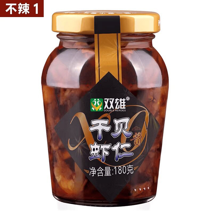 双雄 不辣瑶柱虾仁XO酱180g*1瓶 180 克