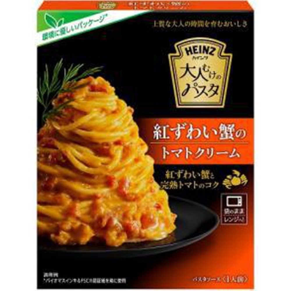 Get HEINZ JAPAN Tomato Creamy Crab Flavor Pasta Sauce 130g 1 box