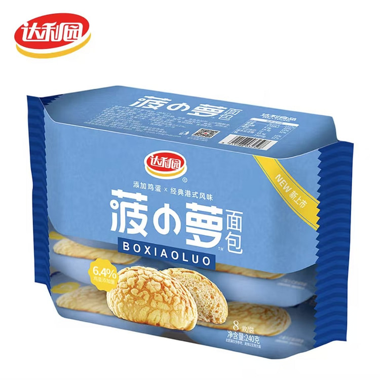 达利园  菠小萝面包30g*8枚 港式早餐面包