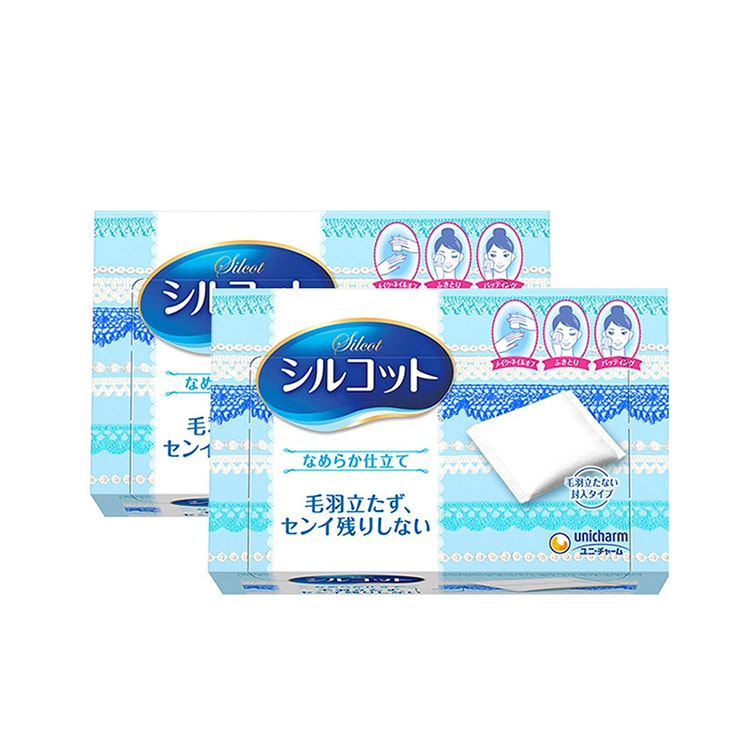 Unicharm Silcot Velvety Touch Cotton 82pcs 82 count