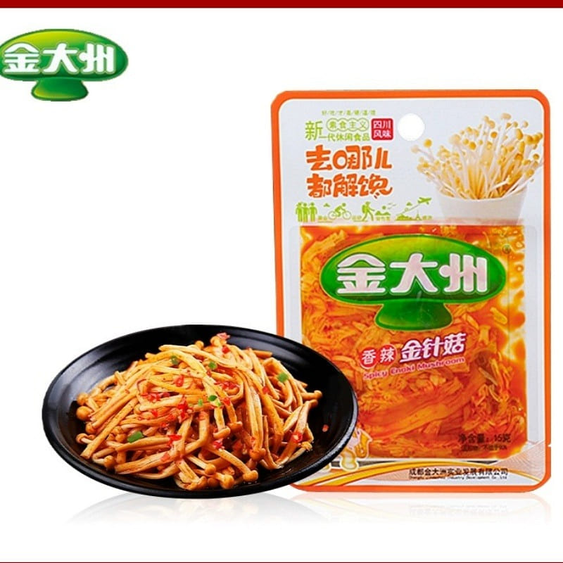 Jin Dazhou Spicy Golden Needle Mushroom15g*1bag 15 g