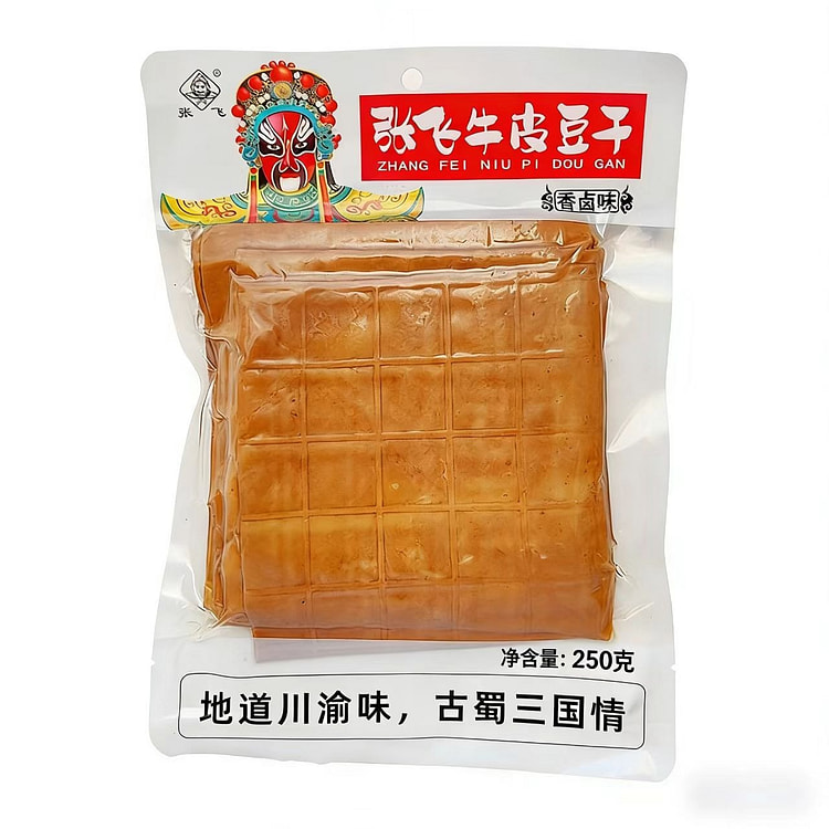 张飞 牛皮豆干 卤香250g 250 克