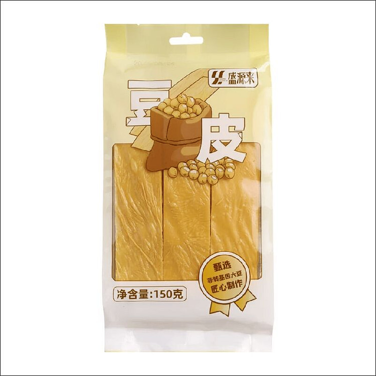 盛源来豆腐皮油豆皮豆制品150克*1袋 150 克