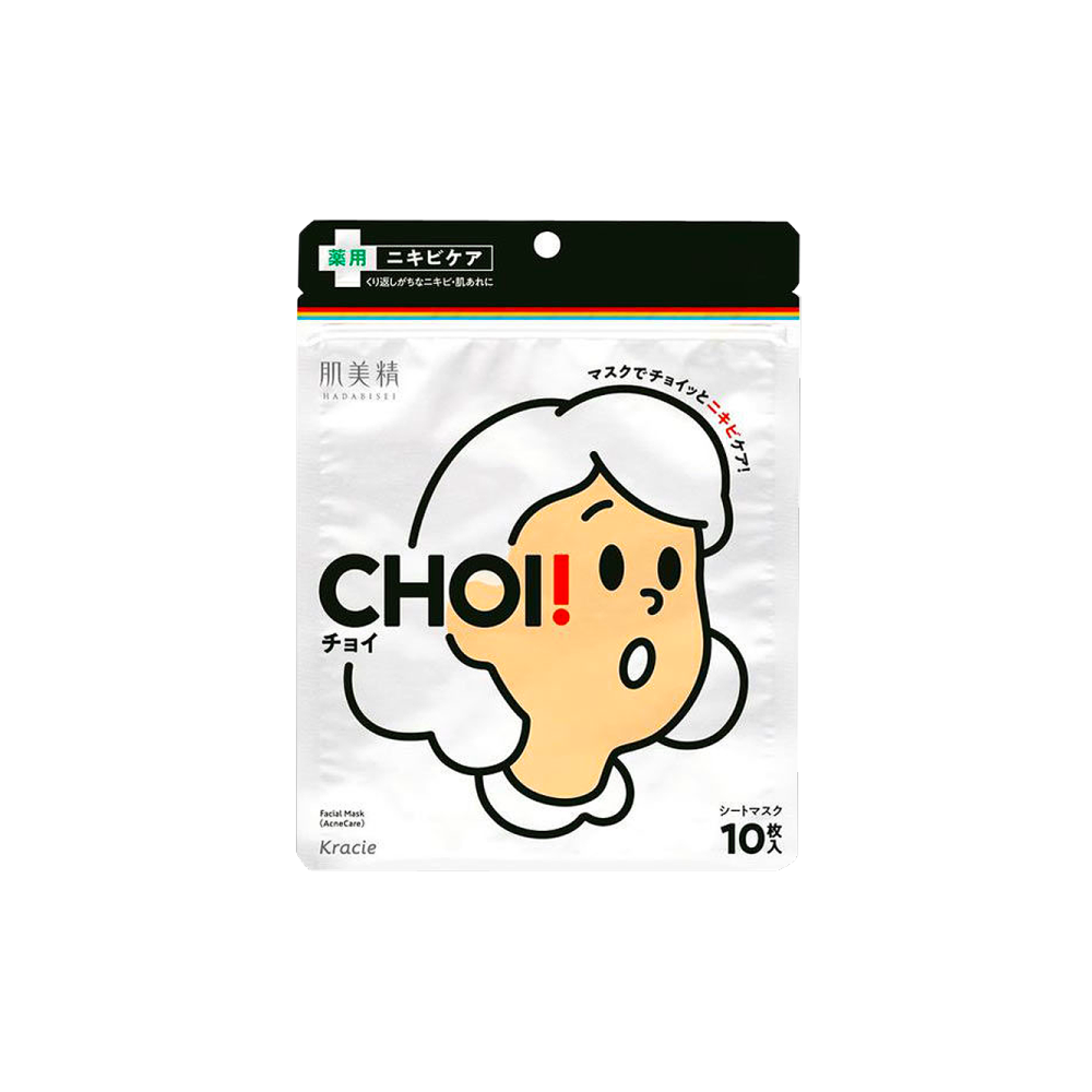 KRACIE CHOI Care Whole Skin Acne Mask 10pcs 1 phần