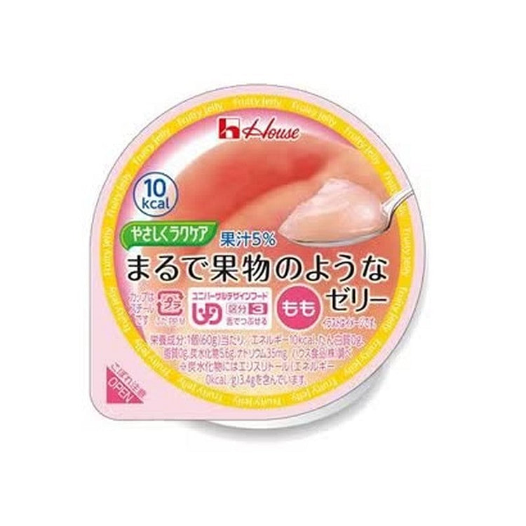 House Foods 温和乳木果冻桃子味 60g