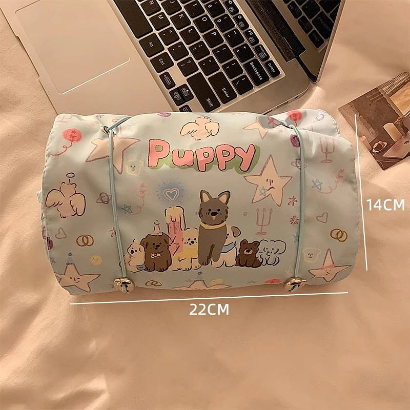 Puppy Party Folding Makeup Bag 1pc 1 each