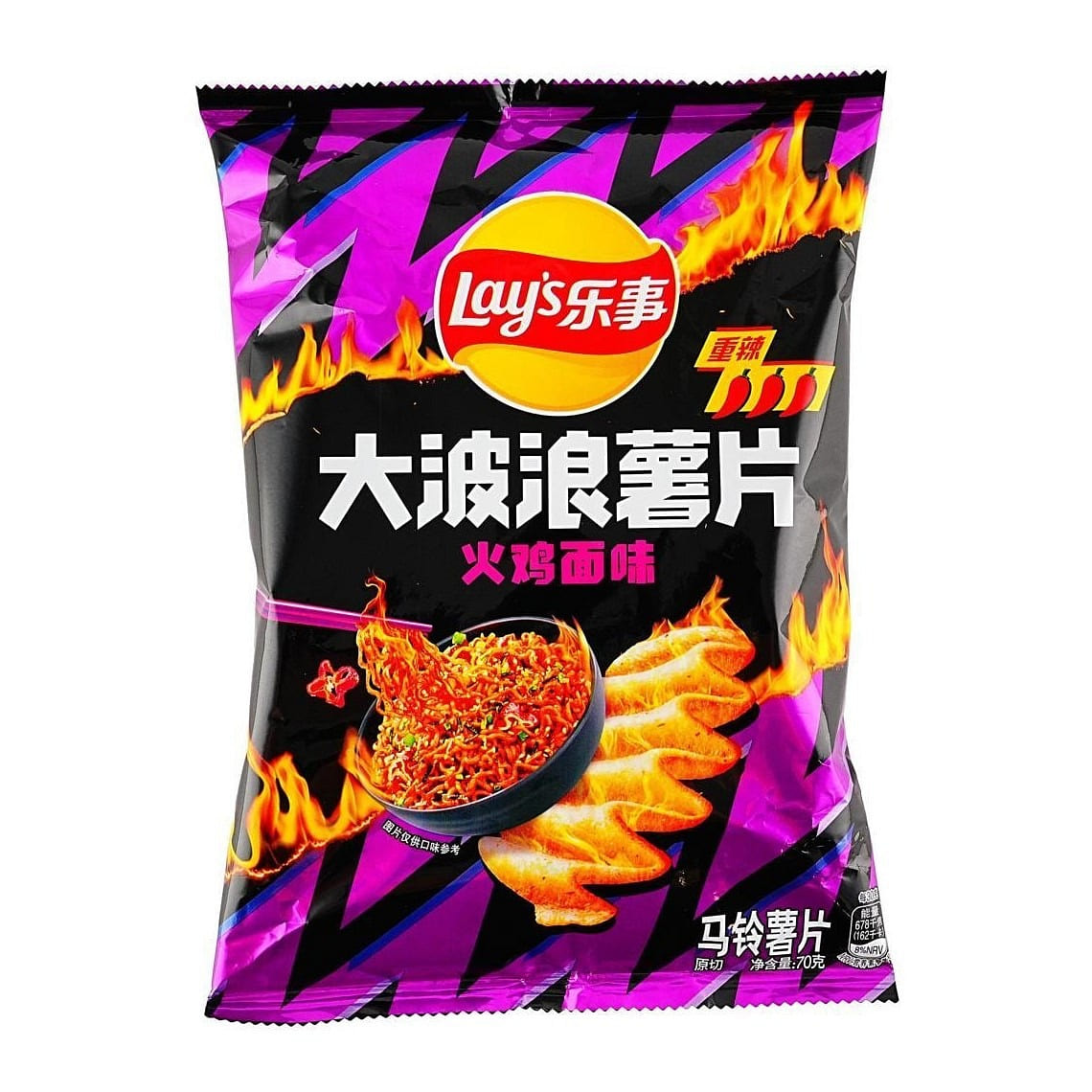 Lays Potato Chips (Spicy Tuckey Ramen Flavor) 70 g