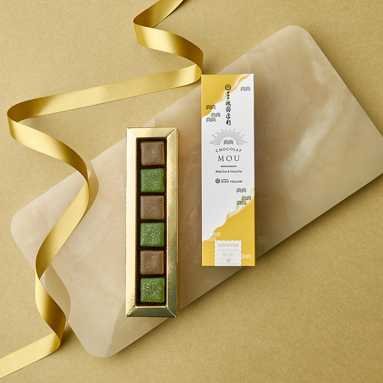 Gion Tsujiri Matcha Houjicha Chocolate 6pcs