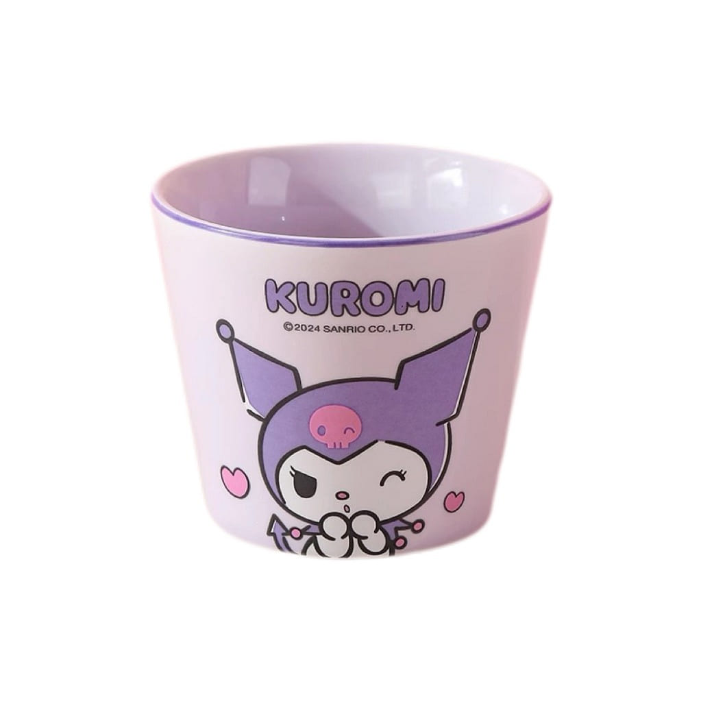 Ceramic Teacup Cute Cartoon Water Cup - Kuromi 1Pc 220 ml
