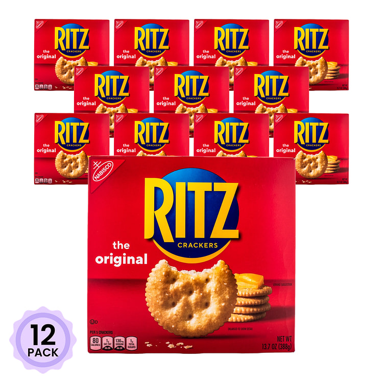 Bánh Quy Mặn Ritz, Vị Truyền Thống 388 g*12 pack