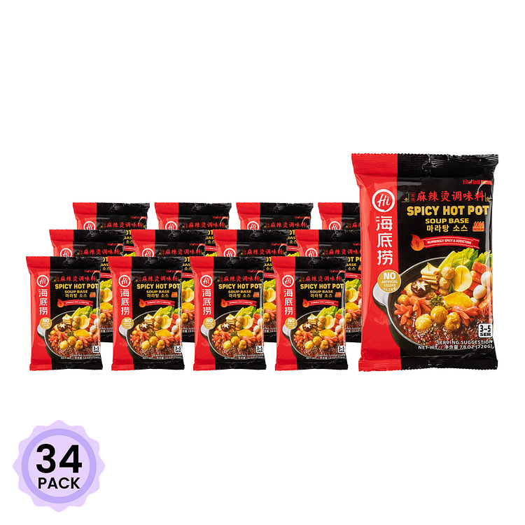 海底捞 麻辣烫调味料 220 克*34 包