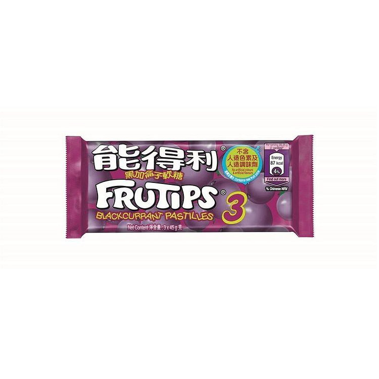 能得利 软糖黑加仑子味 3pcs 1 份