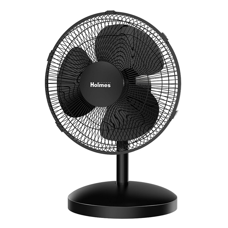 12" Table Fan, 75 degrees Oscillation, 3 Speeds