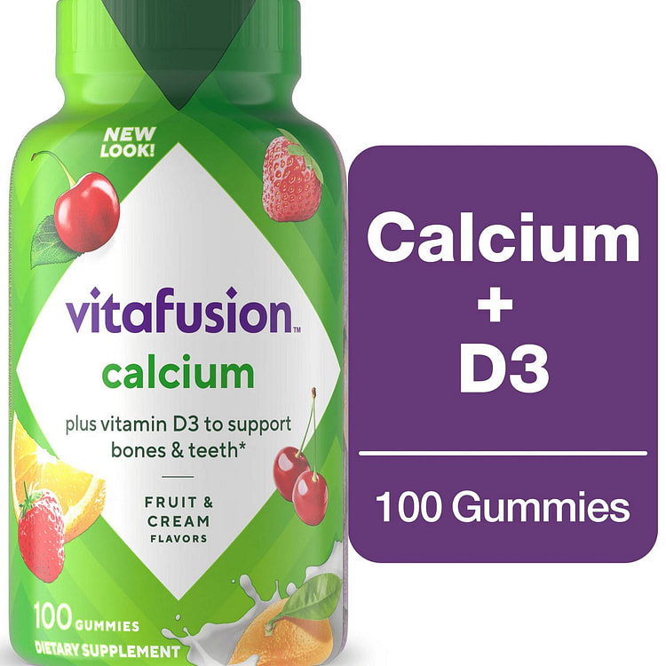 vitafusion 钙 + 维生素 D3 软糖 1 瓶