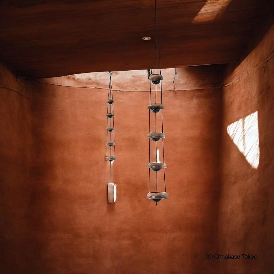 MrMrKura Metal Wind Chime-Red Copper 680 g