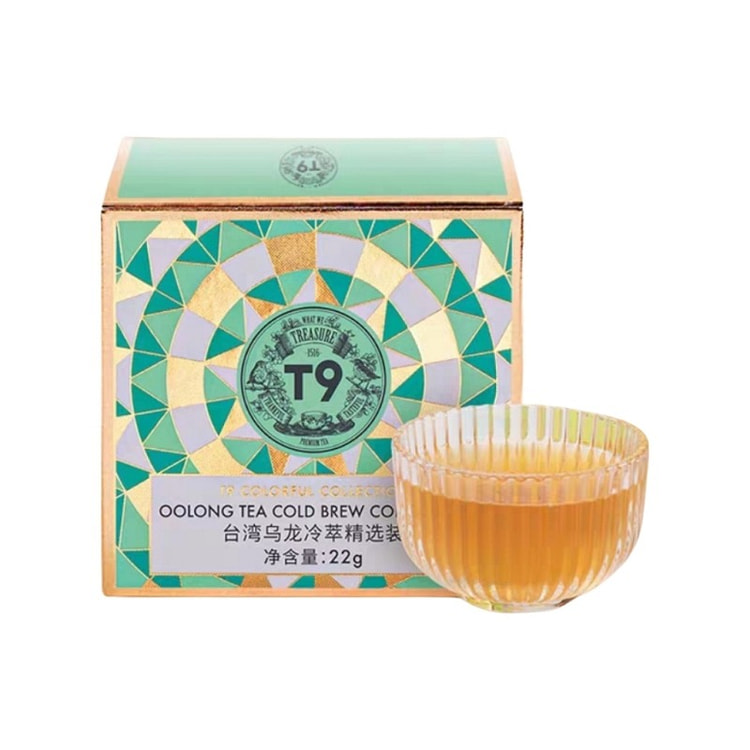 t nine 台湾乌龙茶 精选冷泡茶包 22 克