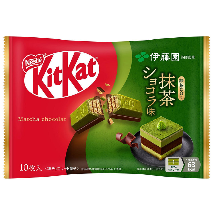 雀巢KitKat 伊藤园巧克力威化 抹茶巧克力味