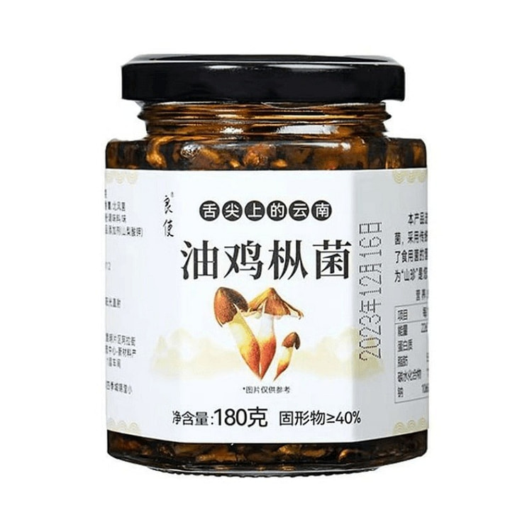 良使 云南特产油鸡枞即食下饭菜菌180克 180 克