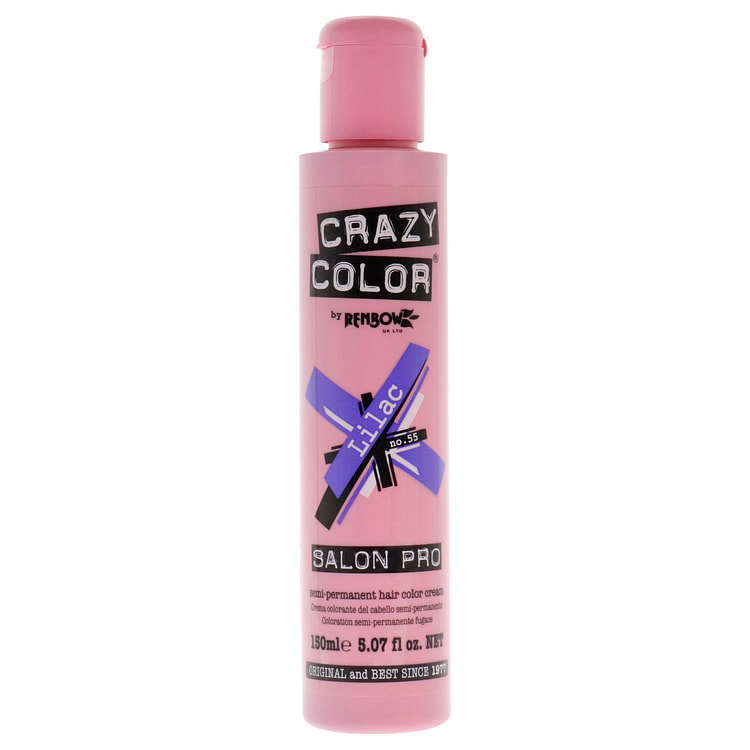 Thuốc nhuộm bán vĩnh viễn Crazy Color 55 Lilac 5,07 oz