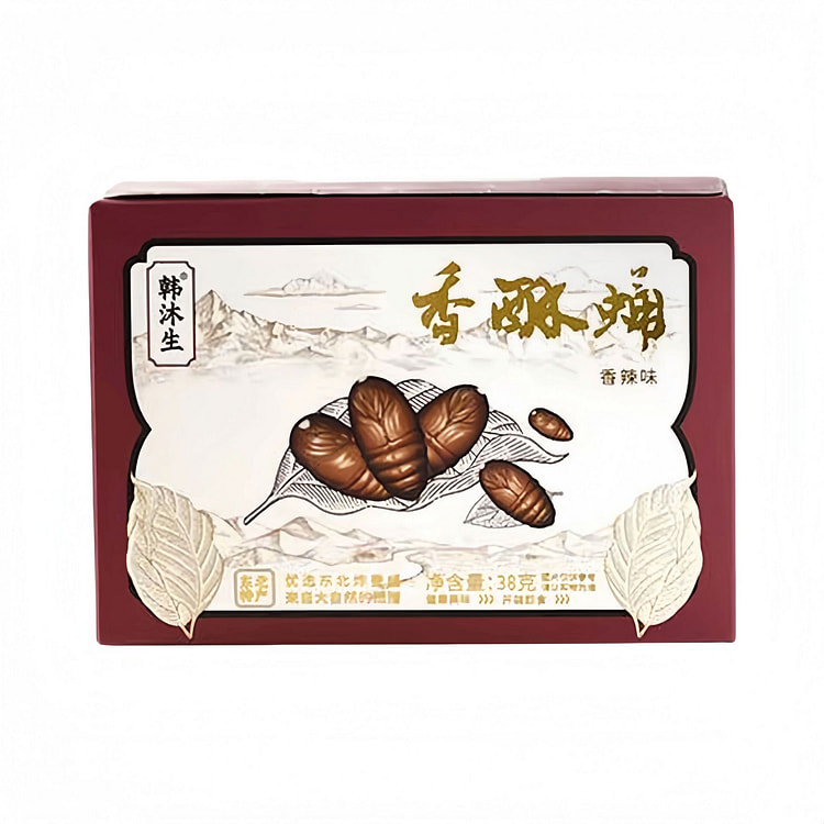 Han Muxiang Crispy Pupae Spicy 38g*1 box 38 g