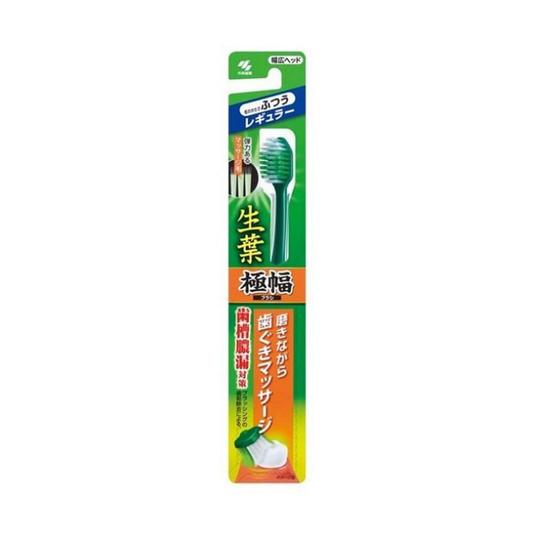 小林製薬 生葉 極幅ブラシ レギュラー 1本入 1 個