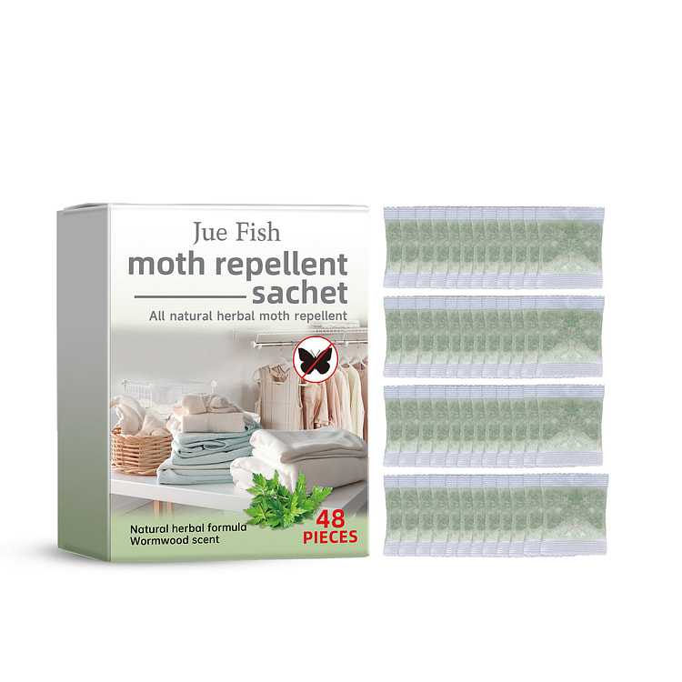 Jue-Fish Moth Repellent Sachet 48 Tablets*1 Box