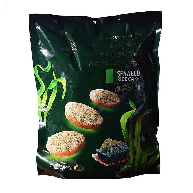 海苔米饼休闲零食384g袋装