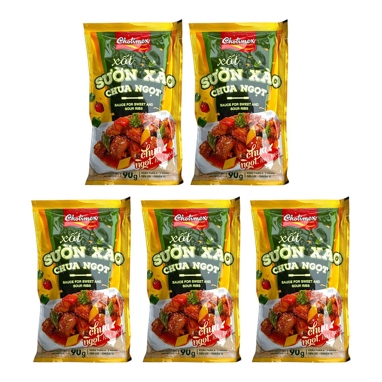 糖醋排骨专用 Cholimex 酱 90 克*5 包