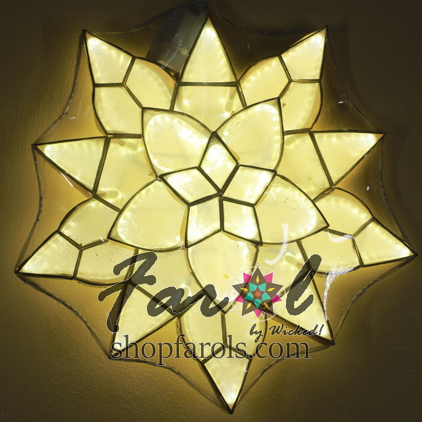 Sampaguita White Parol 15 inches 180 each