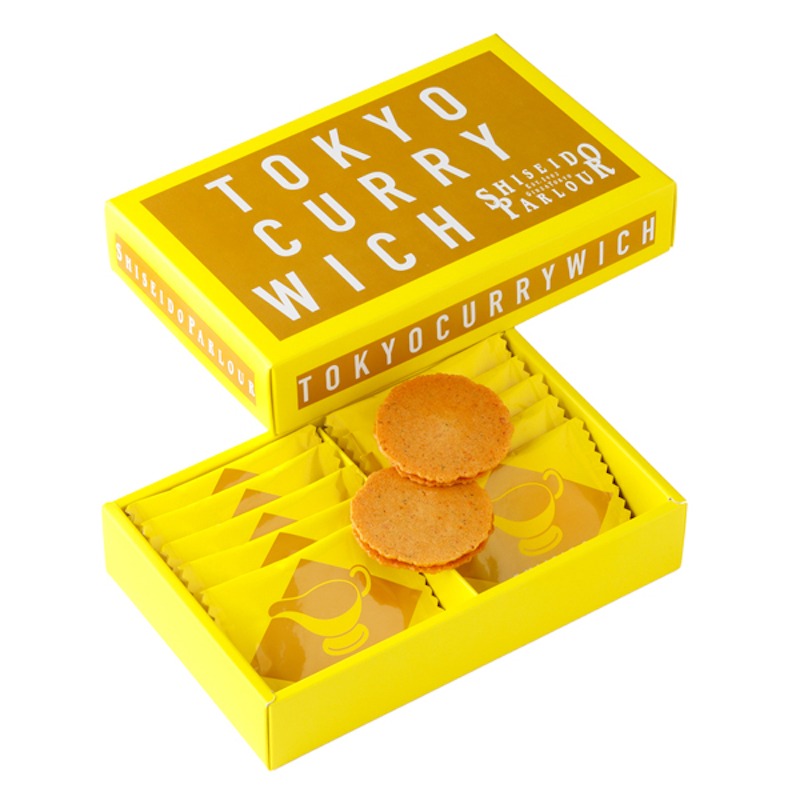 资生堂Parlour咖喱奶油饼干 10片入 1 盒