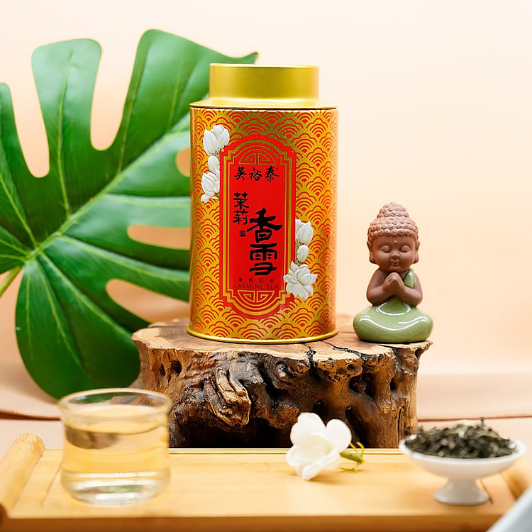 Wuyutai Jasmine Snow Fragrance Tea, 1 Can 80 g