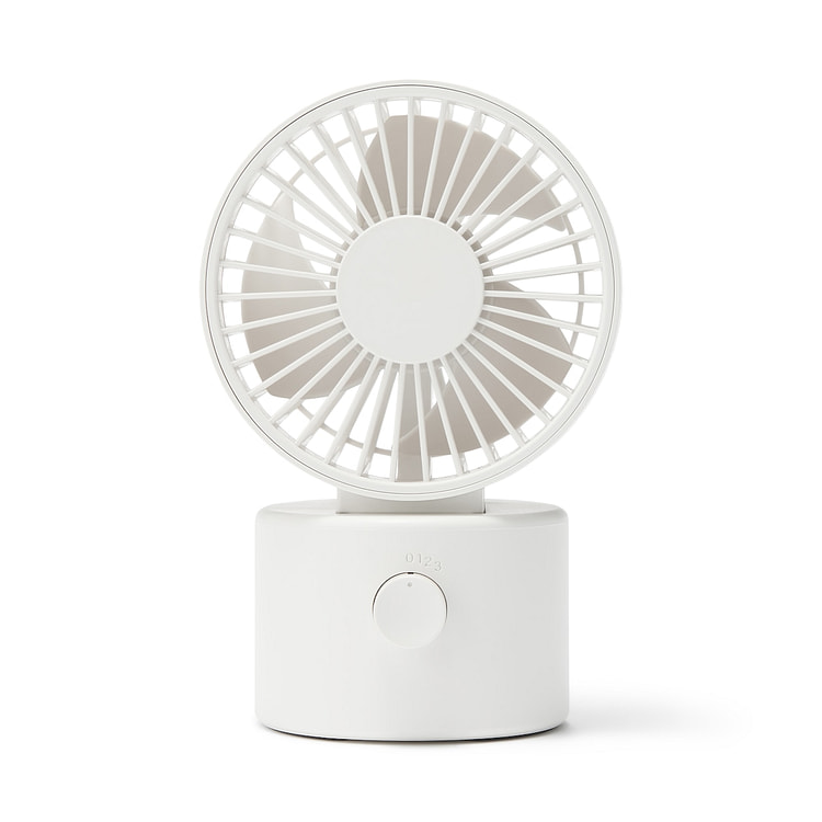 MUJI 具有摆动功能 无线 台扇 白色