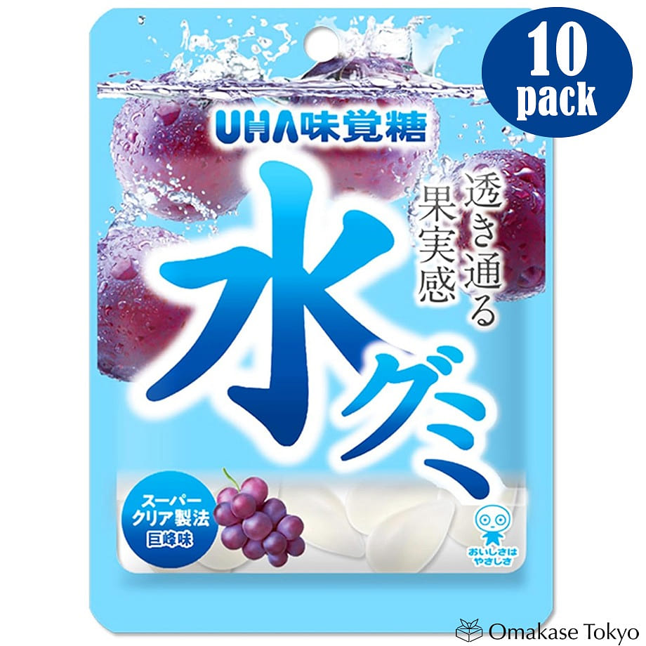 UHA Mikakuto Mizu Gummy Kyoho Grape Candy 40g(10) 400 그램