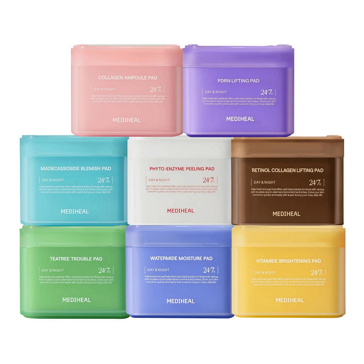 Mediheal 爽肤棉片 8 种护肤套装 8 个
