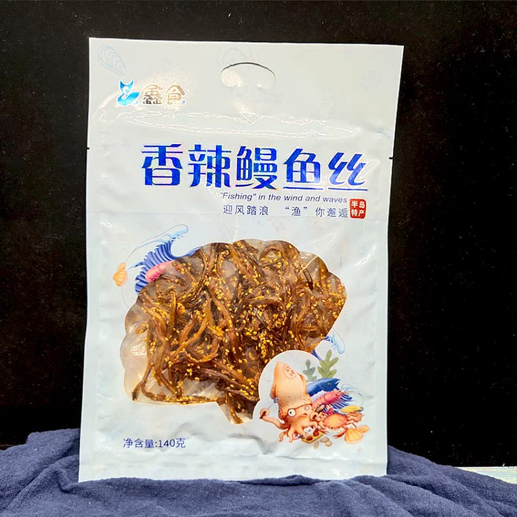 Qingdao Organ Spicy Eel Shreds 120g*bag 120 g