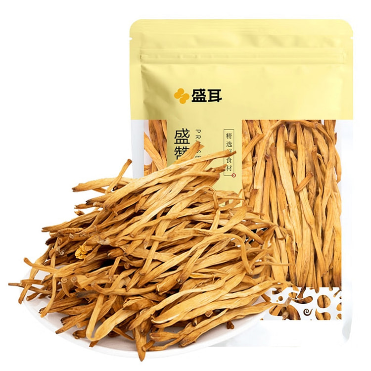 盛耳 严选黄花菜干 易泡发无硫 凉拌菜火锅煲汤食材 100 克