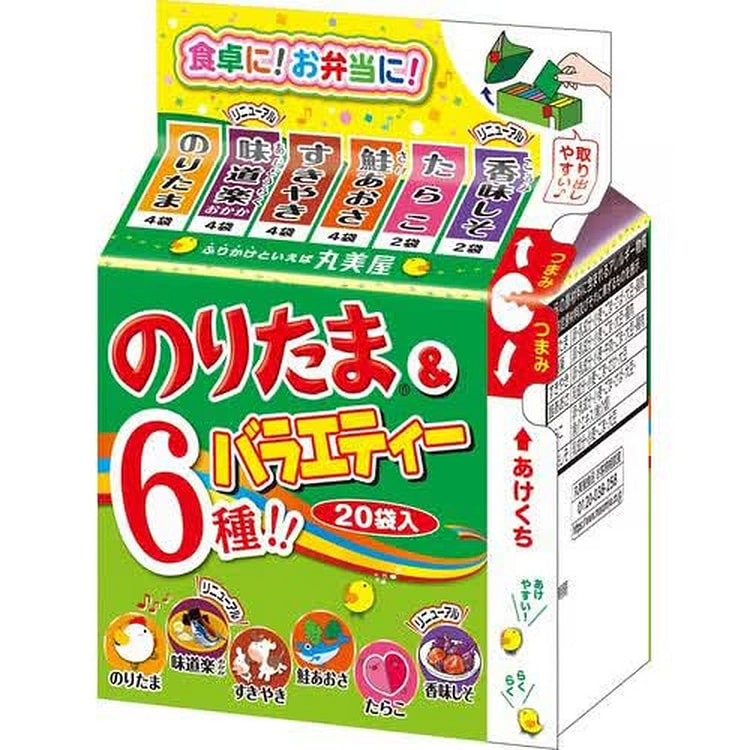 丸美屋海苔蛋拌饭6种装45g