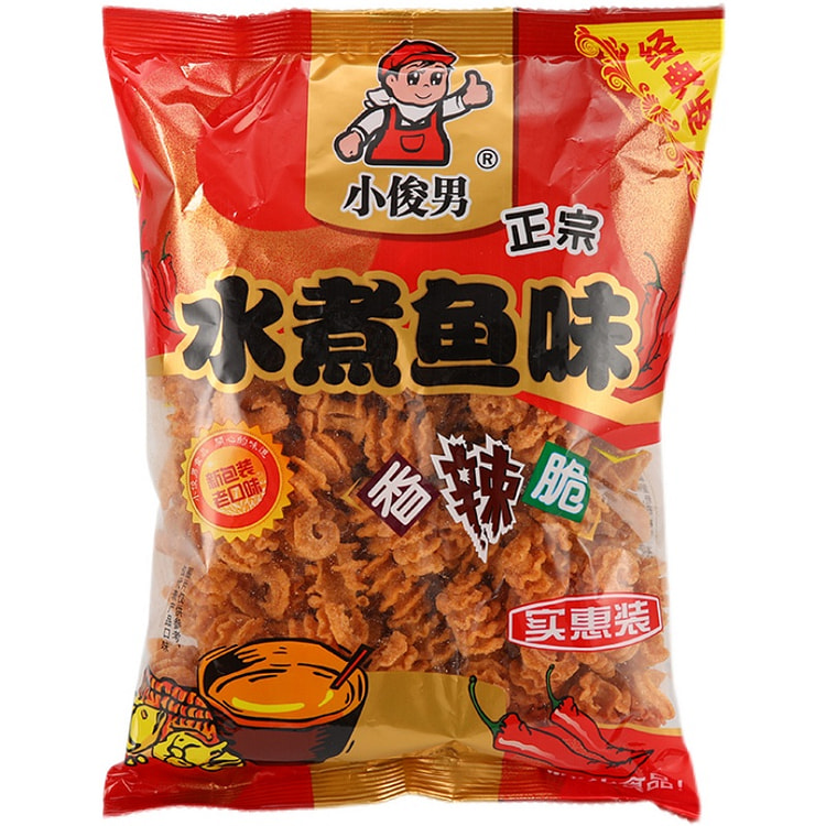 小俊男水煮鱼味香辣脆比萨卷 120g*2袋装 240 克