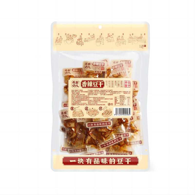 原本记忆豆干 香辣味 湖南特产 380 克