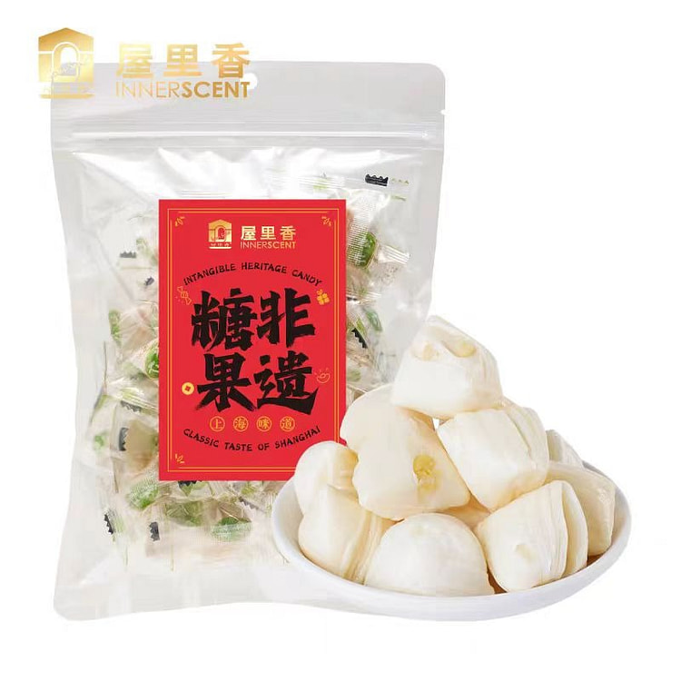 屋里香 薄荷味松仁粽子糖 上海特产 200g*1袋 200 克